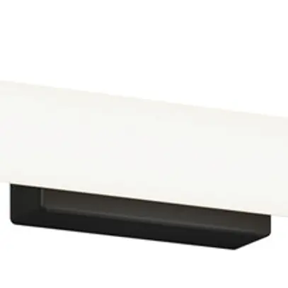 Applique LED Philips Rover RD 10W 1500lm 827 IP44 600×70×50mm nero 