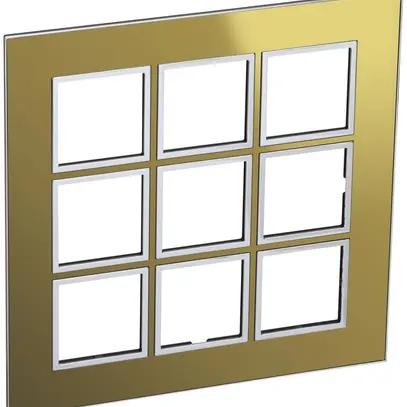 Abdeckrahmen ATO 3×3 Modul, gold reflective 