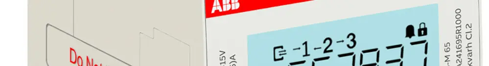 Compteur d'énergie AMD ABB D13 15-M 65 3LN 65A tarif double S0 3UM MID 