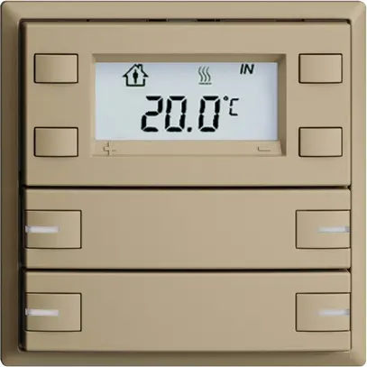 UP-RTH-Taster KNX 4-fach EDIZIOdue F sand, mit LED RGB 
