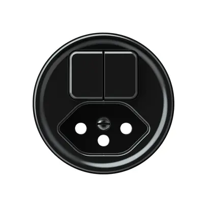 Kit frontale origin combinazione doppio bottone + T13 60×60mm ne 