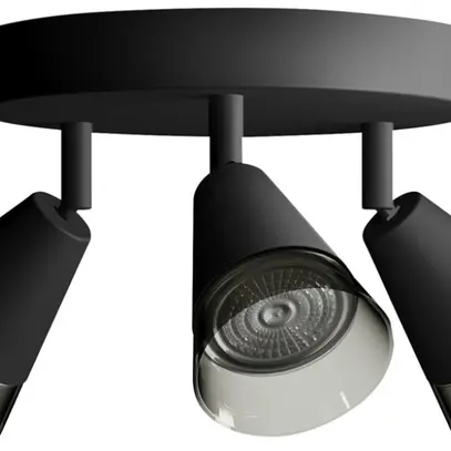 Spot Philips Cleft GU10 3×5W 235×196mm noir 