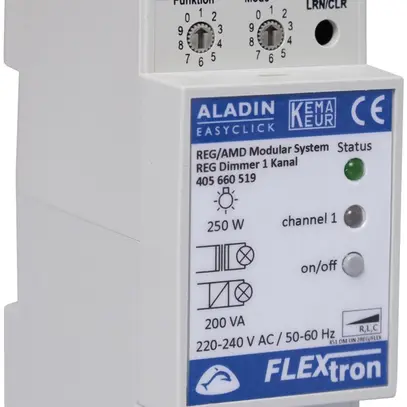 Attuatore-variatore AMD ALADIN ALADIN EnOcean, 1-canale 