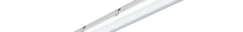 Luminaire p.locaux hum.Sylvania SYLPROOF G13 2×18W 4600lm 865 IP65 1580×99mm gr 