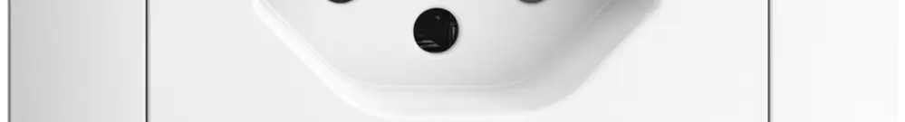 Presa INS EDIZIOdue T13 bianco con LED verde 