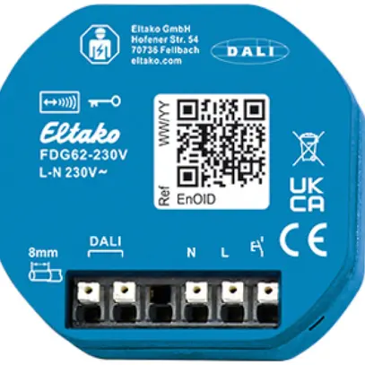 Gateway RF INS Eltako FDG62-230V DALI Broadcast ≤40 partecipante EnOcean 
