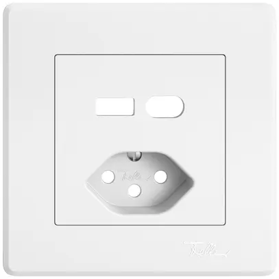 Kit di montaggio INC EDIZIO.liv SNAPFIX® per combi.USB A+C/presa T13 bi 