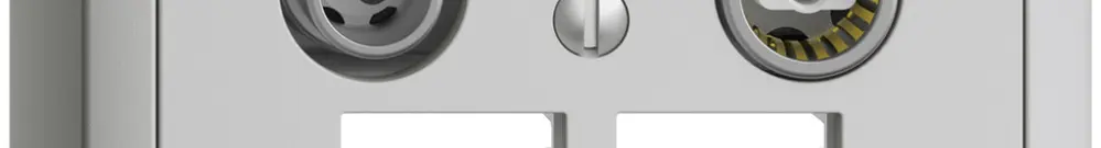 Prise multimédia AP EDIZIOdue FX.54 EASYNET 11dB, p.2×RJ45 S-One, gris clair 
