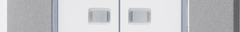 Contatto pulsante INC robusto IP55 2×1P alluminio 2×illuminato per combinazione 