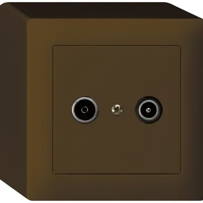 Prise de passage AP kallysto R/TV 19dB brun 