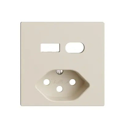 Kit de montage Feller EDIZIOdue pour prise USB type A+C + type 13 crema 