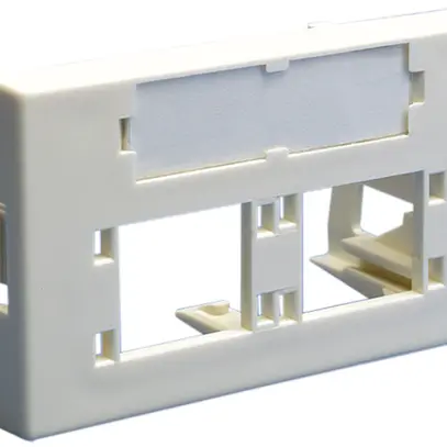 EB-Montageset FLF 2×RJ45 weiss 