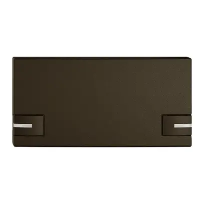 Poussoir 1/2 EDIZIO.liv SNAPFIX® p.KNX&UNI a.LED comm.à 2 touches br 