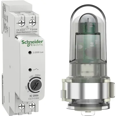 Interrupteur crépusculaire AMD SE Acti9 IC 2000 outdoor, 2…2000lx, 1-canal 
