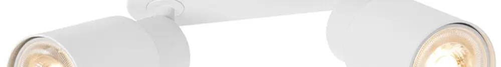 Spot SLV PURI 2.0 Tube CW GU10 2×6W REG 150×42×138mm bianco 