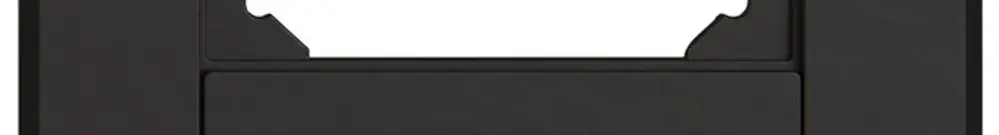 Combinaison ENC EDIZIO.liv SNAPFIX® 2×1 156×96mm vide+1×T13 noir 