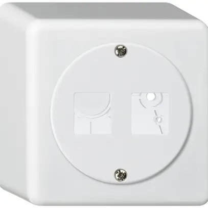 Kit de montage AP HMS basico pour 2 modules blanc 