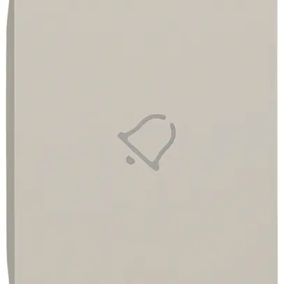 Cache de touche Living Now 2 modules illuminable avec symbole sonnerie sand 