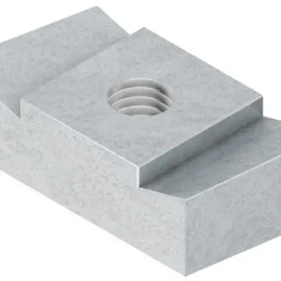 Dado scorrevole Niedax, filettatura M8, per larghezza della fessura 22mm, 26mm 