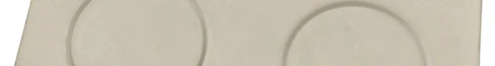 Capot de fermeture DOTLUX LINEAone 64×64×63mm matière synthétique blanc 