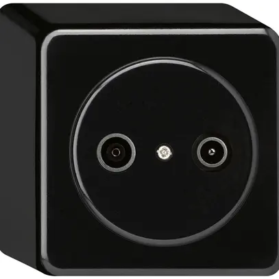 Presa di passaggio AP basico TV-R 23dB nero 