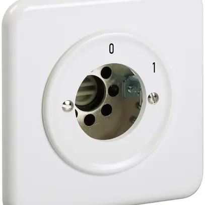 Interruttore INC senza cilindro SDUE 1P, IP20, 0-1, rit.12, bianco 