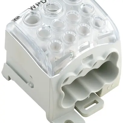 Bloc répartiteur Weidmüller WPD 107 1×95/2×35+8×25 1L connexion à vis TS35 gris 