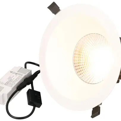 EB-LED-Spot maxLUCE ATMO 200 25W 2750lm 3000…4000K IP44 Ø200mm weiss 