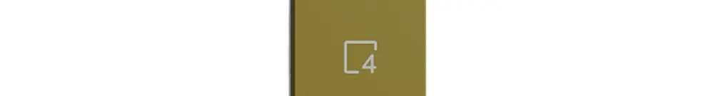 Poussoir 1/4 ENC Edue Wiser symbole scène 4 olive 