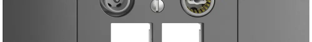 Presa multimedia INC EDIZIOdue BKE EASYNET 19dB, p.2×RJ45 S-One, grigio scuro 