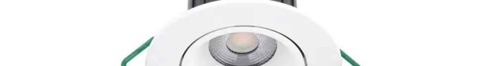 Plafoniera LED INS START ECO SPOT ALUMINIUM 9W 840 40° IP44/20 coperchio bianco 