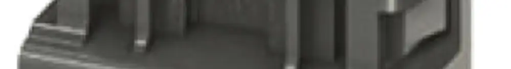 Adattatore ABB ZMS933, per MS116/MS132 su SMISSLINE TP, 3L sopra, LA/LB sotto 