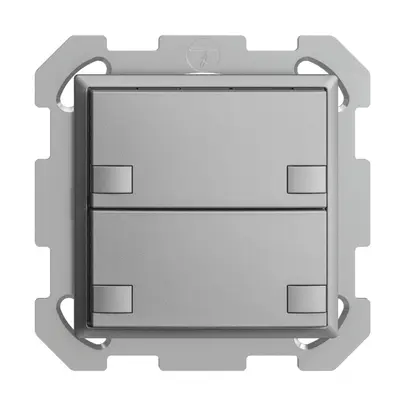 Pulsante KNX RGB INC EDUE, 250mW, s.LED, 2×pulsante, com.2×tasti, si 