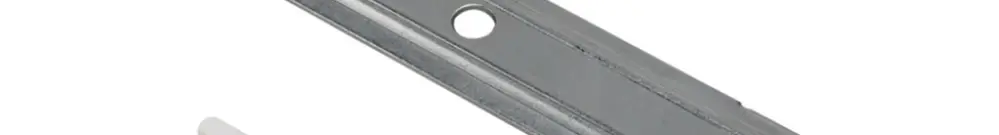 Stabilisator Längsverbinder SLV für 1-Phasen Stromschiene, Nickel matt 