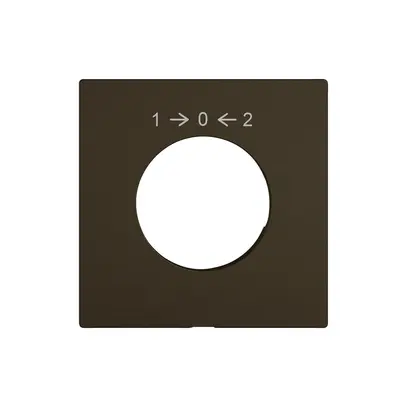 Kit di montaggio EDIZIO.liv SNAPFIX® pulsante girevole c.chiusura 1 → 0 ← 2 ma 