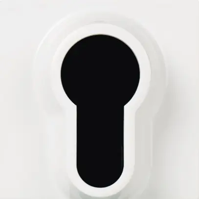 Contatto rotativo INS MOS A+R ss/EUR bianco 2 moduli I-0-II 