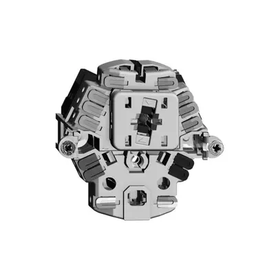 Inserto combinazione lum.FH 6/1L+T13 controllo con LED bianco 