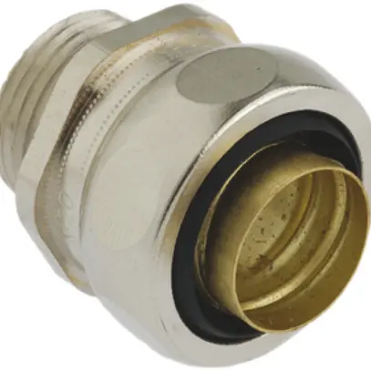 Raccordo AGRO M20 Ø21mm ottone nichelato IP65 