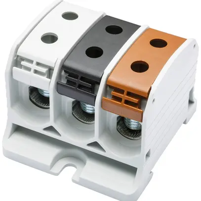 Blocco di distribuzione Bals RKA 50 3P 150A 3×ingresso 3×uscita 4…50mm² ma/ne/gr 