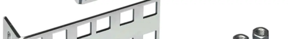 Kit di fissaggio Rittal DK 7246.420 19" 2UA acciaio 2pz 