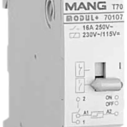 Teleruttore comm.centrale Mang 1Ch 16A 230VAC/115VDC 