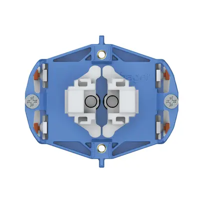 Interruttore a pulsante luminoso origin sch 1 (3+3) 1×LED 