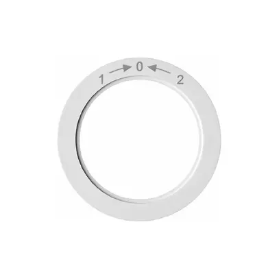 Disque indicateur 1->0<-2 blanc NAP/NUP 