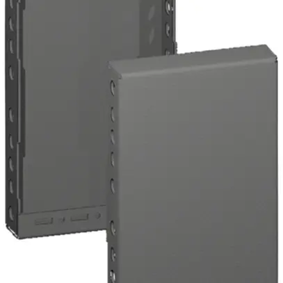 Copertura zoccolo Rittal VX 8660.040 200mm set laterale nero acciaio 2pz 