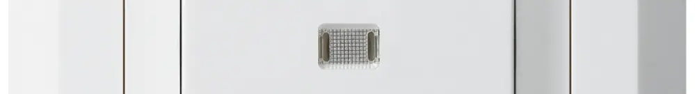 Interruttore pulsante luminoso INC kallysto.line 3/1P bianco 