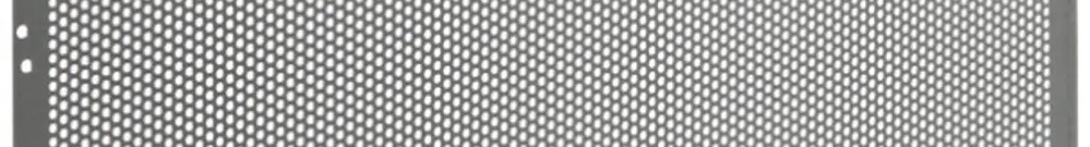 Montageplatte Hager univers N 610×498mm Lochung rostfreier Stahl 