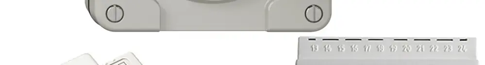 Lettore di impronte digitali NUP NEVO overto Home 1 SET REG, grigio chiaro 