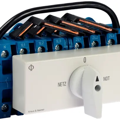 Commutatore di rete AMD K&N KG64B.T904.VE2, 63A/690V 4P l=132mm "NETZ-0-NOT" 