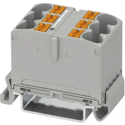 Verteilerblock PX PTFIX 6X10/S-NS35A GY 