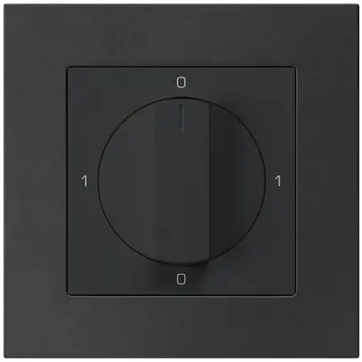 Interruttore rotativo INC kallysto.pro 0/3L nero con manopola 